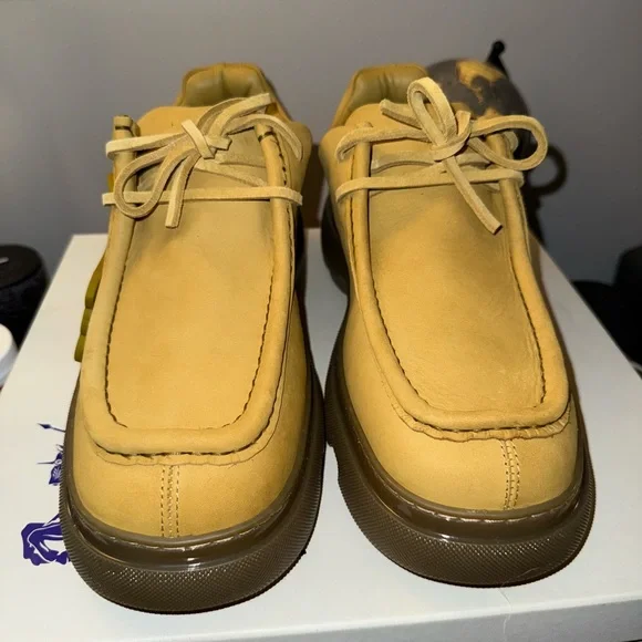 Burberry Creeper Manilla Leather Lace Up Derby Shoes